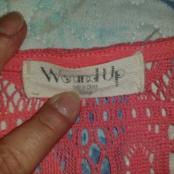 NWOT Wound Up Butterfly/Floral Lace Tank Top - Picture 5 of 6